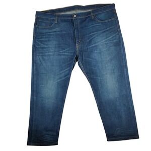 Levi Strauss Co 502 Regular Fit‎ Dark Wash Jeans Mens W48 L29